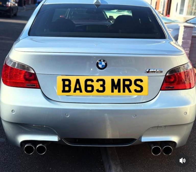 BA63MRS .. private number plate 