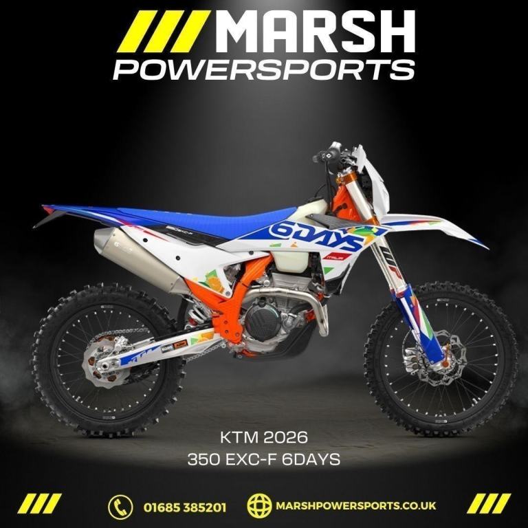 KTM 350 EXC-F 6Days 2026 - KTM Main Dealer - 1 X LEFT!