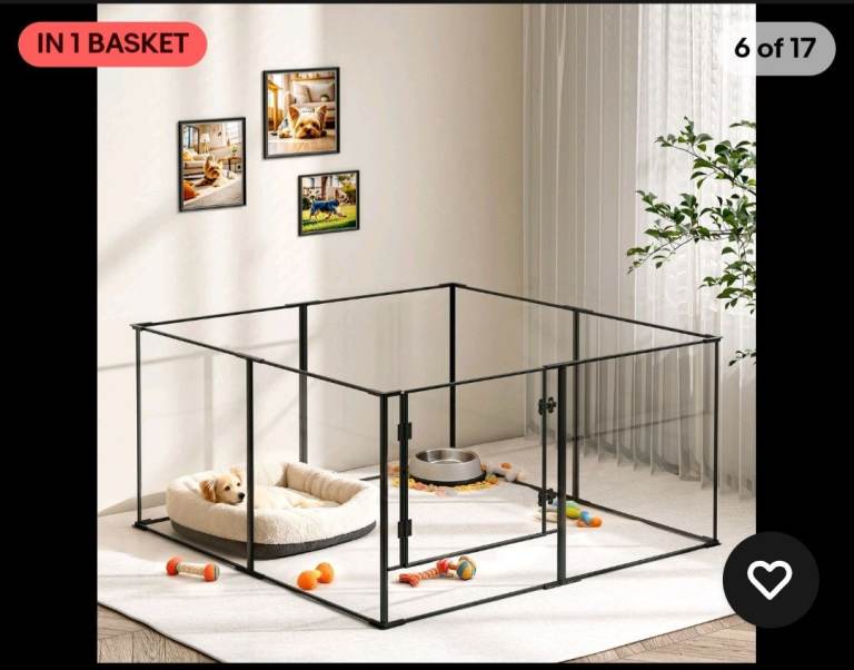 Dog welping pen
