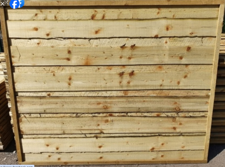 image for SUPER HEAVY DUTY WANEYLAP TANALISED PRESSURE TREATED GARDEN FENCE PANELS
