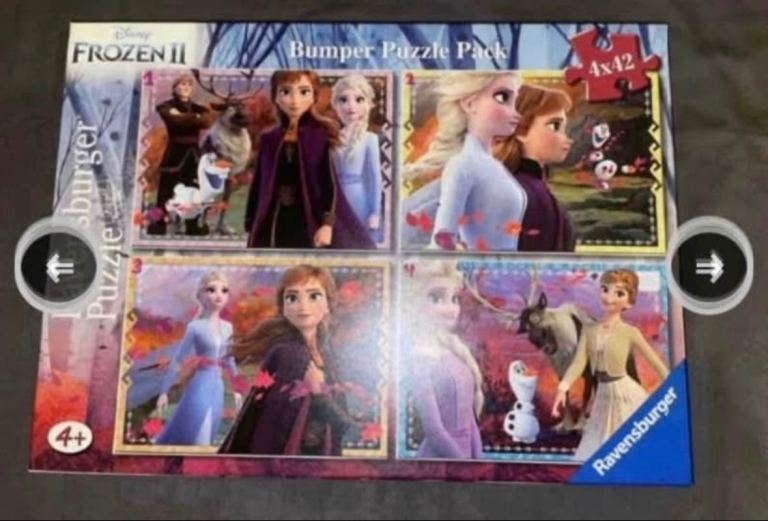 image for Frozen Jigsaw Puzzle 4 x 42 Pieces 
