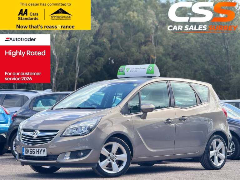 2016 Vauxhall Meriva 1.4i 16V Tech Line 5dr MPV PETROL Manual
