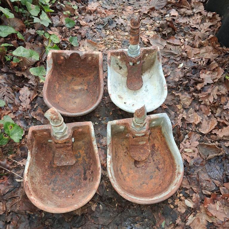 Vintage Cattle Water Bowl Trough reclaimed small garden planter by Ed Thomas Oswestry