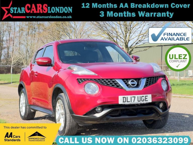 2017 Nissan Juke 1.6 N-Connecta XTRON Euro 6 5dr HATCHBACK Petrol Automatic