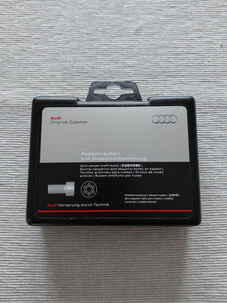 Audi locking wheel nuts