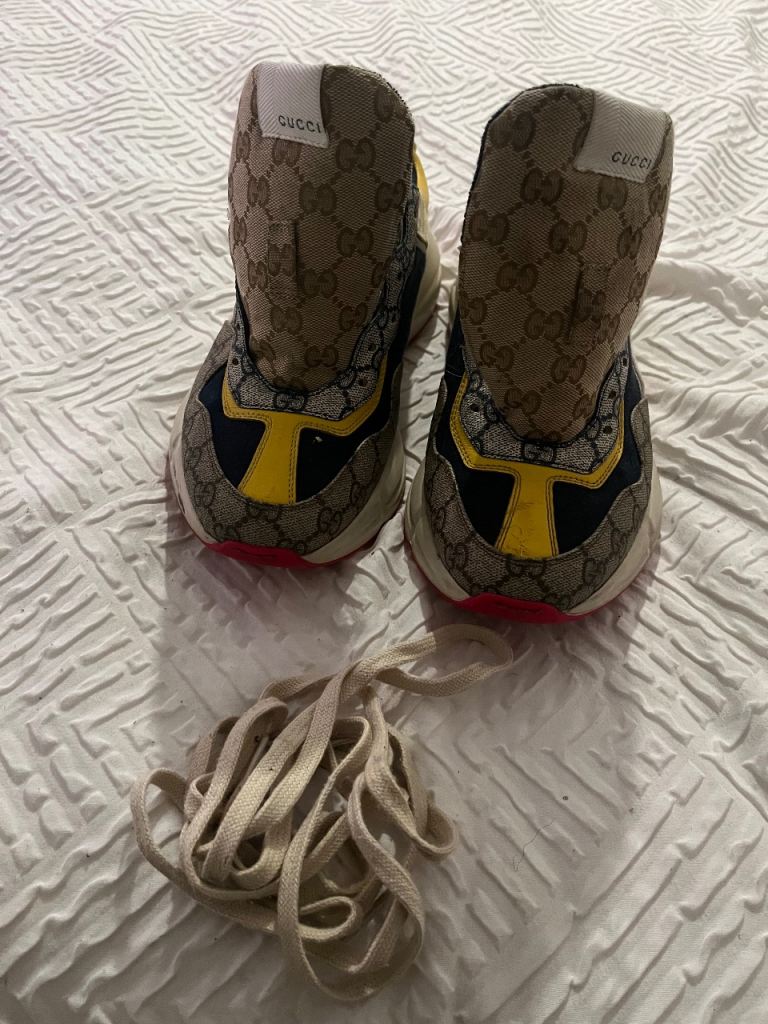 Gucci GG Monogram Rhyton Jacques Men’s Sneakers UK Size 7