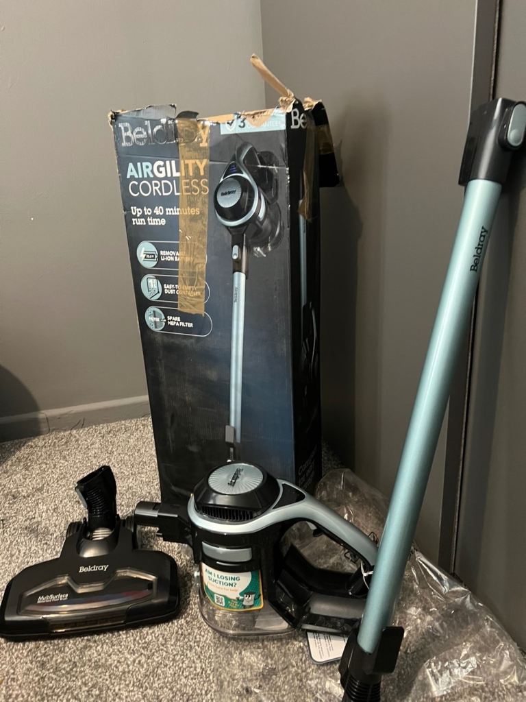 Belidy Airgility Cordless Vacuum Cleaner – Up to 40 Mins Run Time