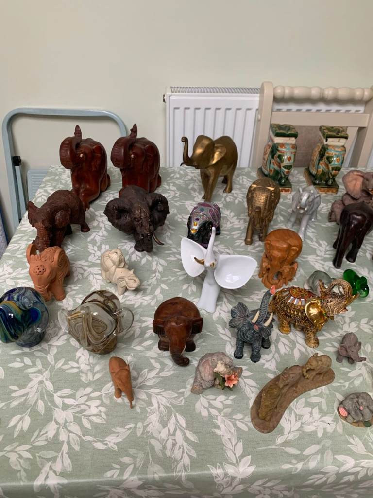 Large assorted elephant collection.