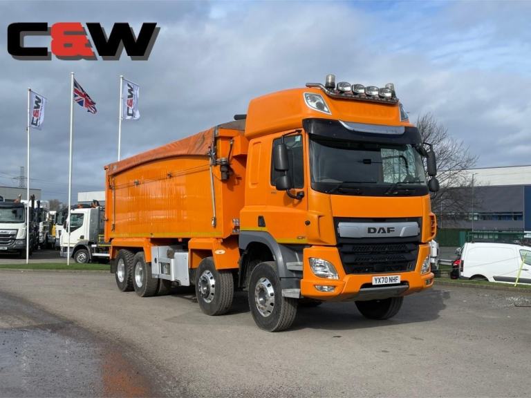 2021 (70) DAF TRUCKS FAD CF450 Spacecab 8x4 Bulk Aluminium Tipper - Choice of 2