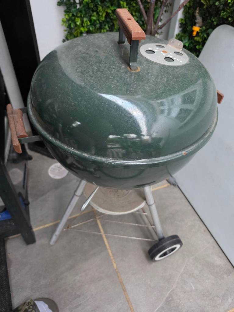 Small Weber BBQ in Green