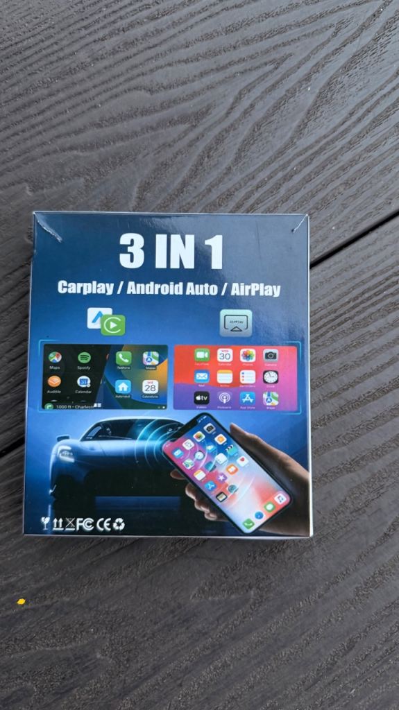 Carplay Adapter 3-in-1 Compatible with iOS and Android