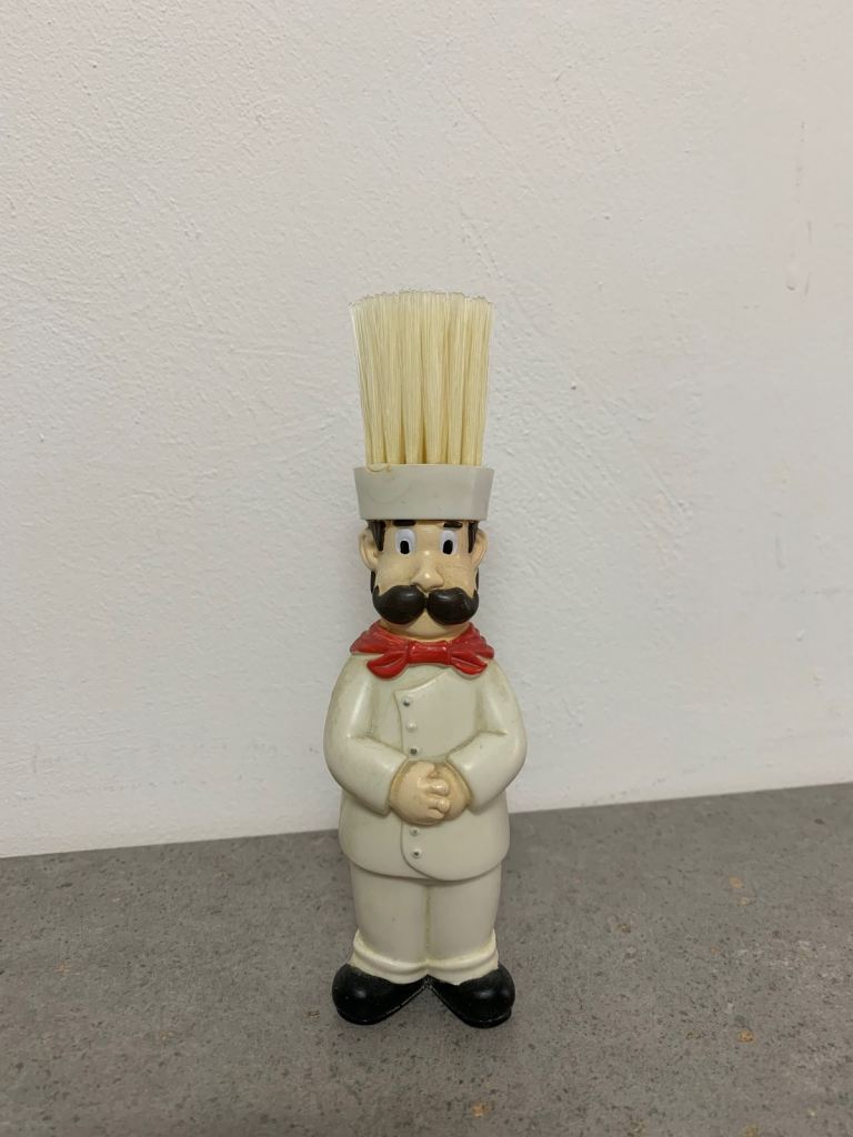 Chef Themed Pastry Brush - Good Condition