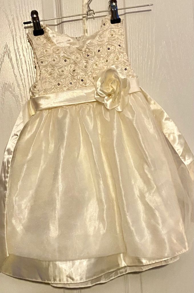 Cinderella 2 years champagne colour party dress