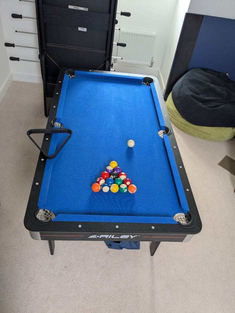 Riley 5ft Pool Table with Table Tennis top