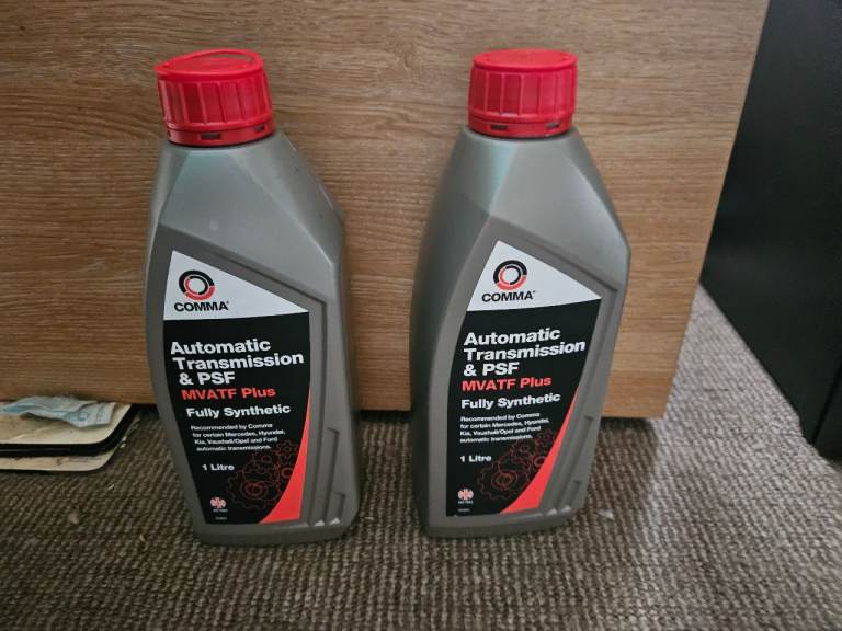 2 x Comma MVATF Plus Automatic Transmission Fluid 1L Fully Synthetic Writing