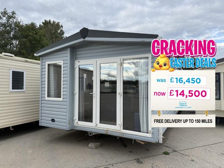 3 Bed Static Caravan - DG, CH, French Doors - Offsale Sale, Own Land, Self Build