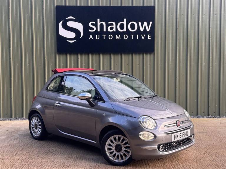 2016 Fiat 500 0.9 TwinAir Lounge 2dr Dualogic CONVERTIBLE PETROL Automatic