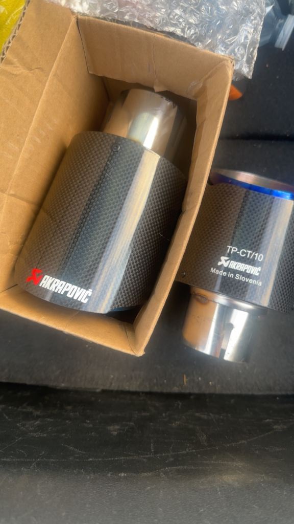 image for Akrapovic exhaust tips