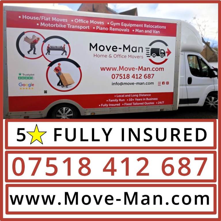 Man and Van Hire ✅ House Removals Service ✅ Home Movers Flat Removal Moving Company ✅ Men with a Van