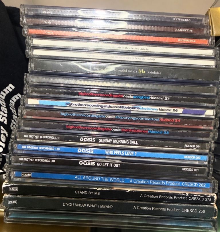 Oasis CD Singles Collection – Good Condition