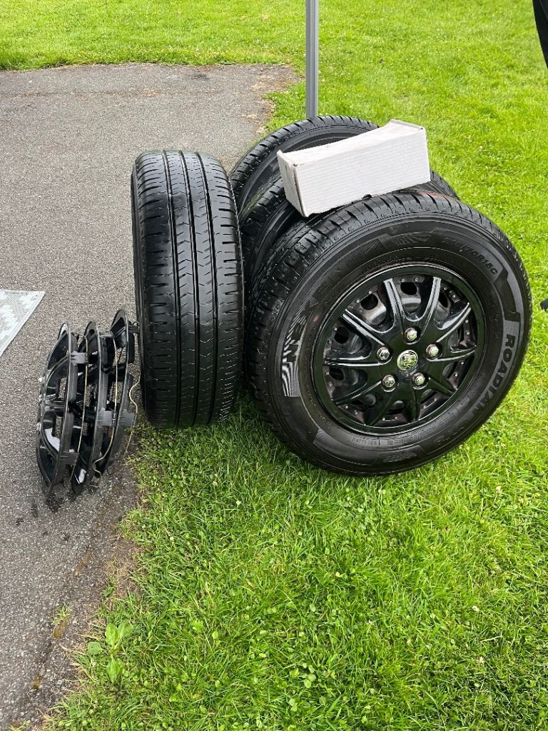Motorhome Wheels + Tyres 15”  Quick Sale!