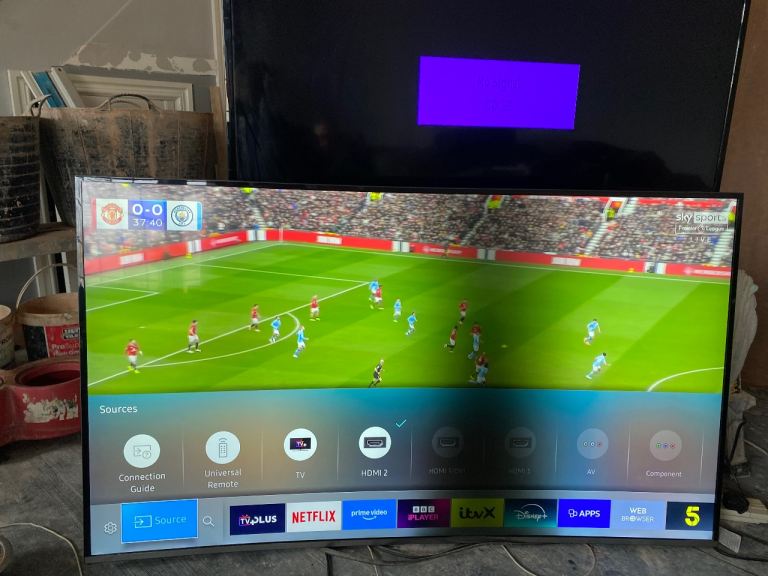 55in Samsung SMART curve tv spare and repair.