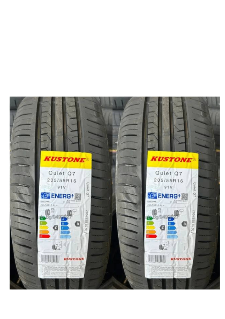 205-55-16 x 2  Kustone Tyres  ( Free Local Delivery Milton Keynes , Bedford, And Surrounding Areas )