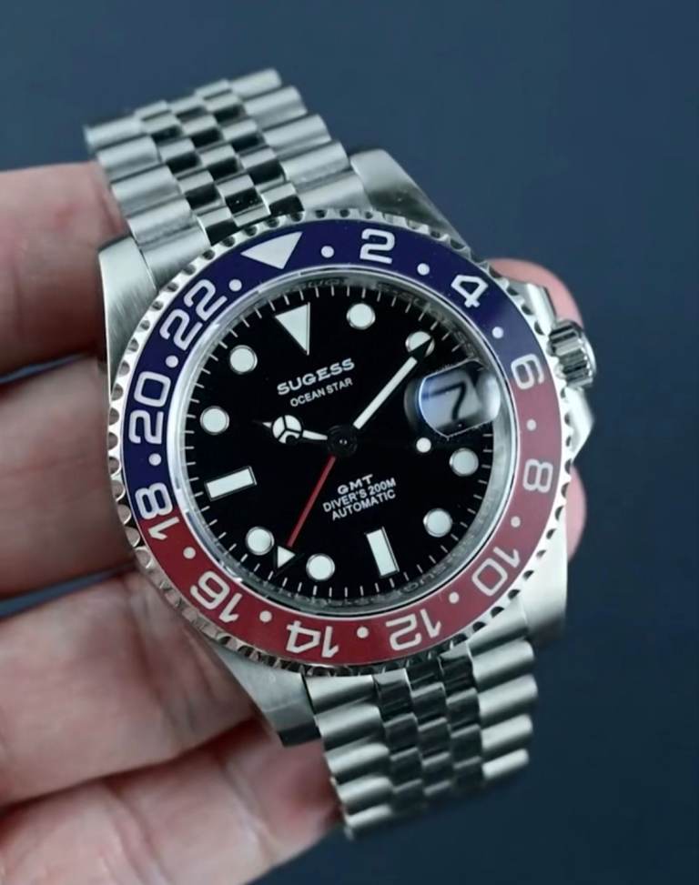 Brand New GMT  Style Watch - Black