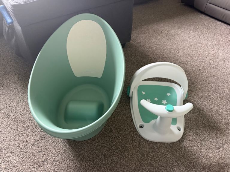 Aqua Baby Bath and Bath Seat – Good Condition