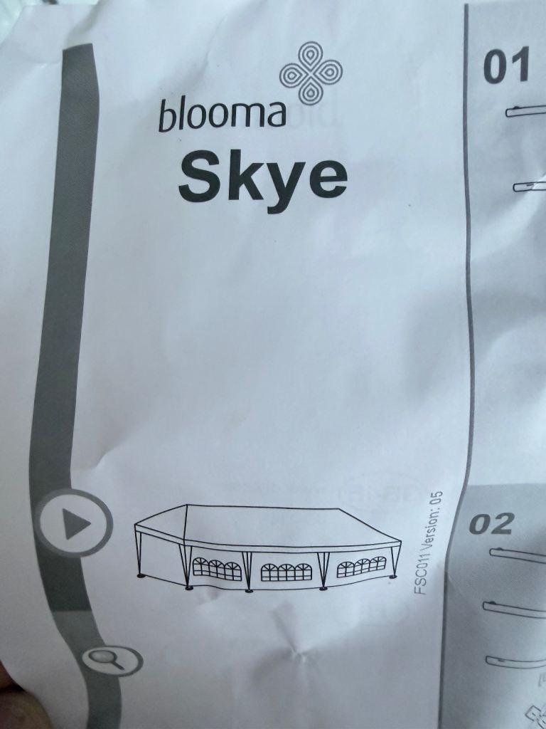 New no box 9x3 marquee 