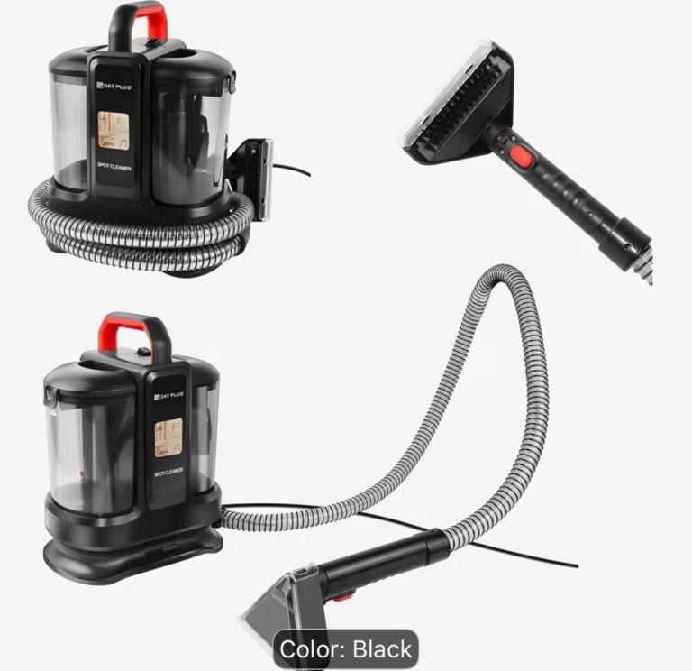 Spot Carpet Cleaner – Black, Dual Water Tank