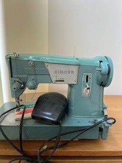 Vintage Blue Singer 327k Model  sewing machine