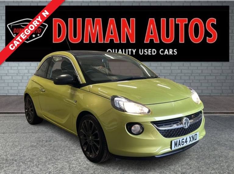 2014 Vauxhall ADAM 1.2i Glam 3dr HATCHBACK PETROL Manual