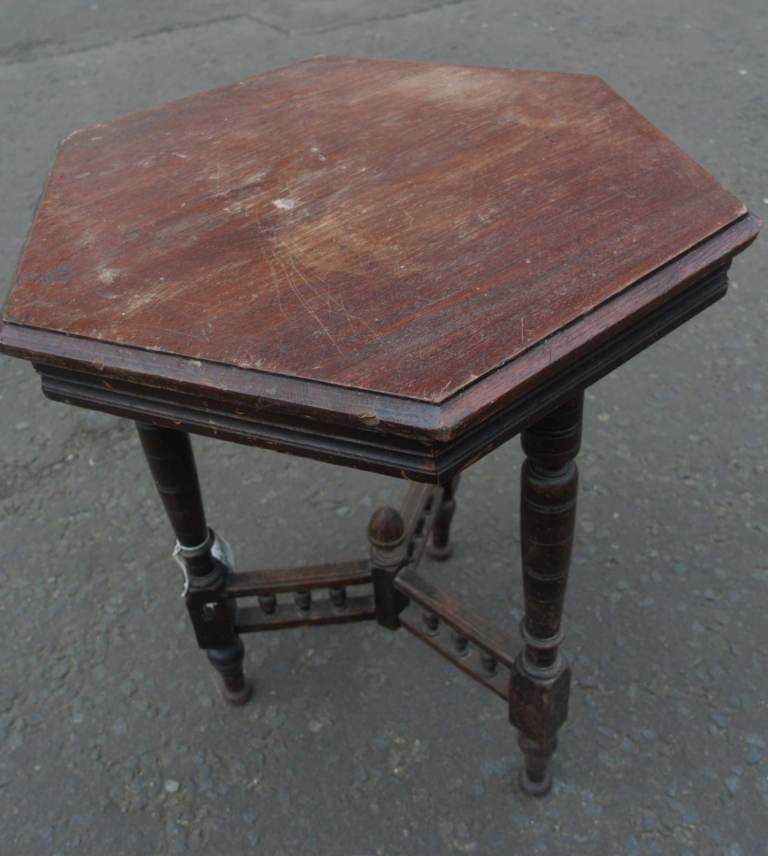 Hexagon Small Table- Restoration Project