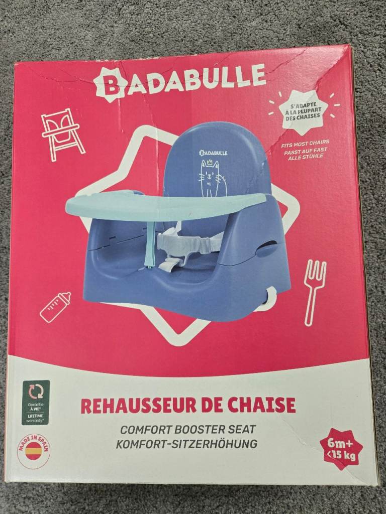 Brand new badabulle baby booster seat chair