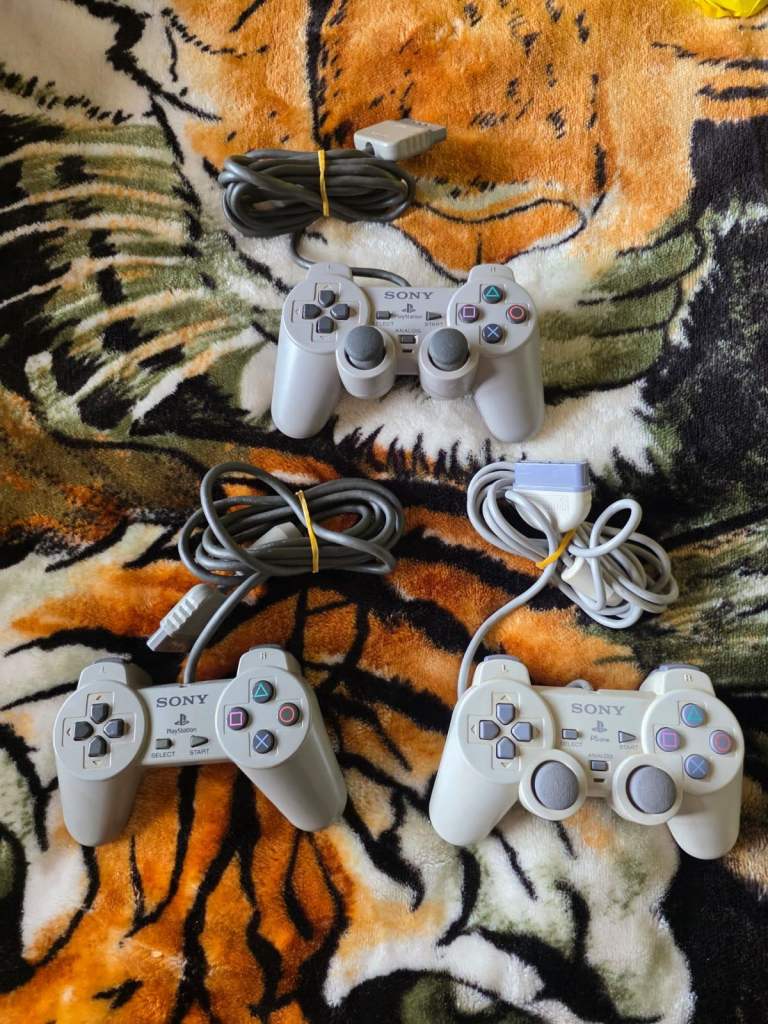 3 Playstation one controller's £8 each or all 3 for just £20 pounds