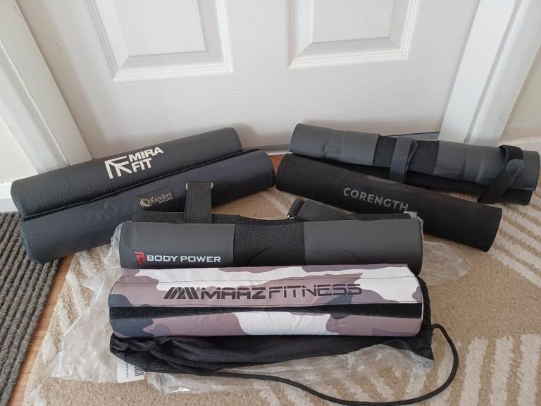 BARBELL WEIGHTS PLATES NECK PAD