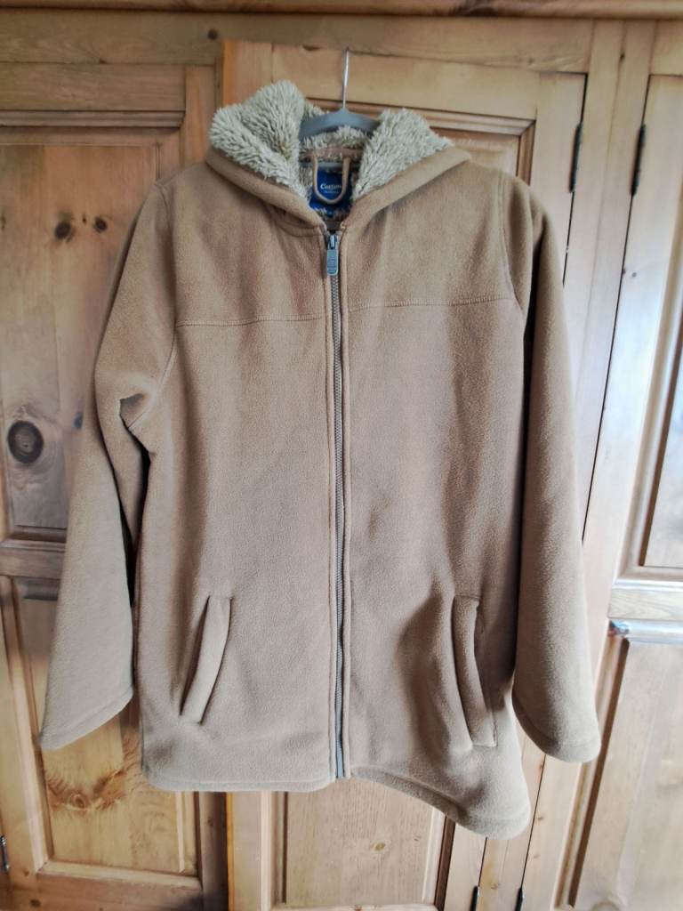 Womans Jacket. Cotton Traders. Size 12. Coffee (beige).