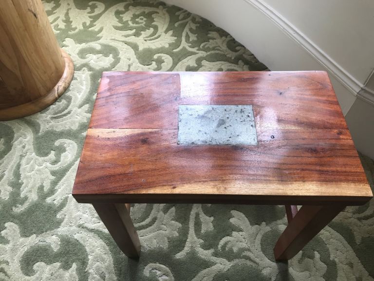Hardwood nest of 3 tables