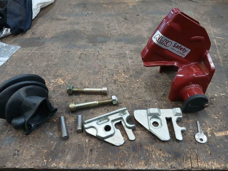 Caravan alko hitch lock type 2
