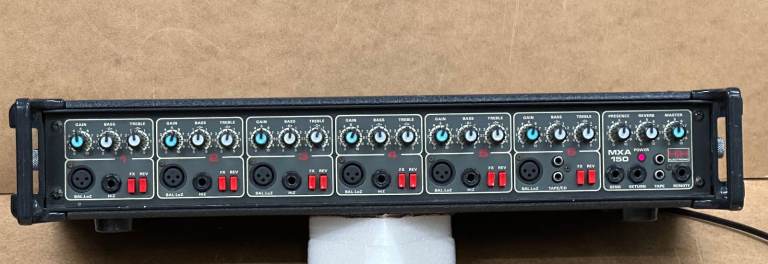HH Electronic MXA-150 powered mixer amplifer 