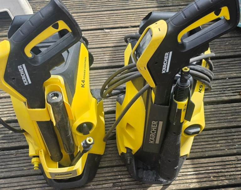 For sale are 2 Karcher pressure washers, price for both