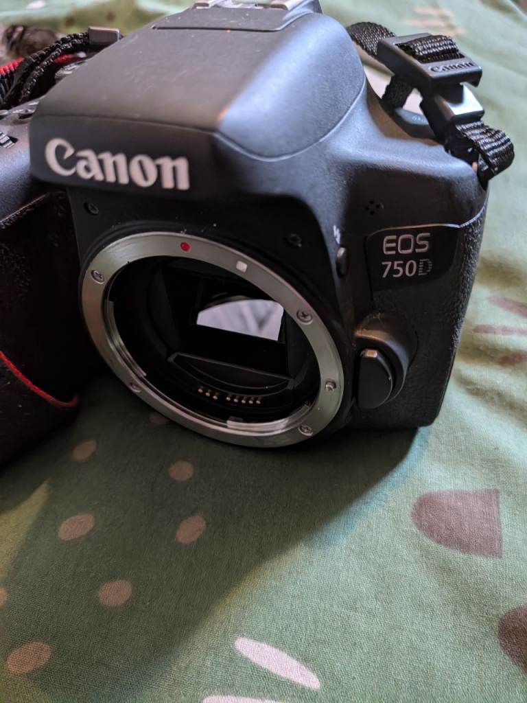 Canon Eos 750d camera body