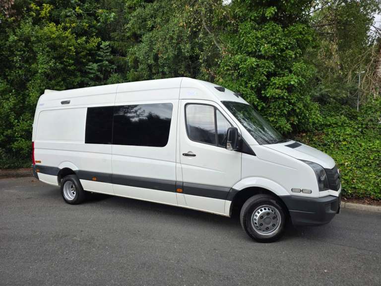 2012 VOLKSWAGEN CRAFTER 2.0 TDI 163 LWB HIGH ROOF CREW VAN CAMPER EX POLICE