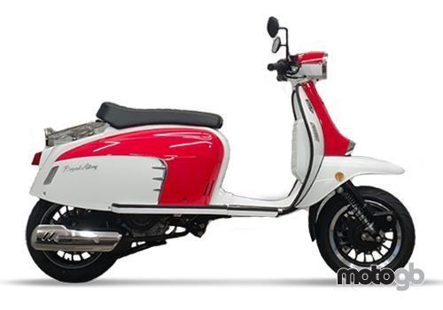 ROYAL ALLOY GT 125cc A Modern Classic Retro Automatic Moped Scooter