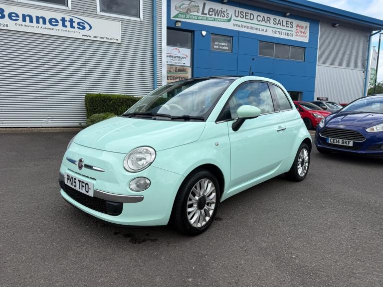 2015 Fiat 500 1.2 Lounge Hatchback 3dr Petrol Manual Euro 6 (s/s) (69 bhp)