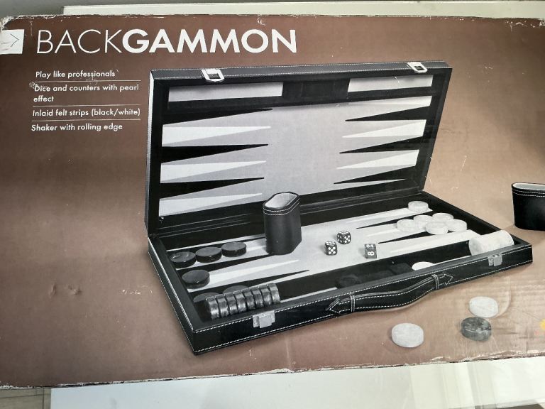Luxury Backgammon set by Philos