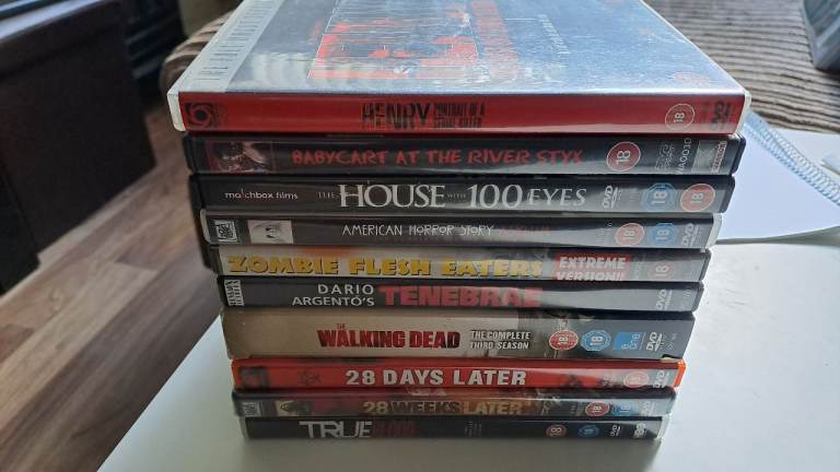Bundle of Horror/Thriller DVDs – Good Condition