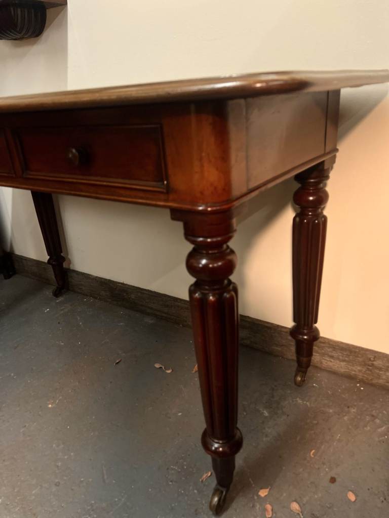 Graceful And Elegant Antique English Writing Desk/Hall Table C1840