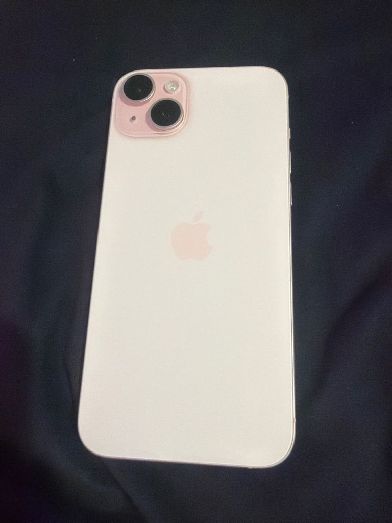 I phone 15 plus pink 128gb 